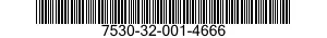 7530-32-001-4666 FORM,PRINTED 7530320014666 320014666