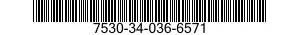 7530-34-036-6571 BOOK FOOLSCAP 7530340366571 340366571