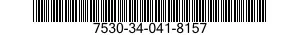7530-34-041-8157 FORM,PRINTED 7530340418157 340418157