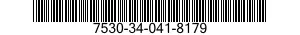 7530-34-041-8179 FORM,PRINTED 7530340418179 340418179