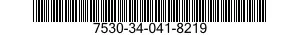 7530-34-041-8219 FORM,PRINTED 7530340418219 340418219