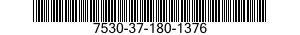 7530-37-180-1376  7530371801376 371801376