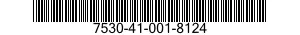 7530-41-001-8124 PAPER,COPYING,DIRECT ELECTROSTATIC PROCESS 7530410018124 410018124