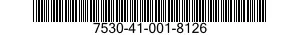 7530-41-001-8126 PAPER,COPYING,DIRECT ELECTROSTATIC PROCESS 7530410018126 410018126