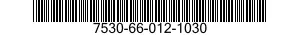 7530-66-012-1030 ENVELOPE,MAILING 7530660121030 660121030