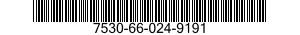 7530-66-024-9191 LABEL 7530660249191 660249191