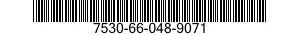 7530-66-048-9071 FORM,PRINTED 7530660489071 660489071