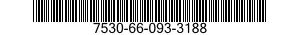7530-66-093-3188 BOOK,RECORD 7530660933188 660933188