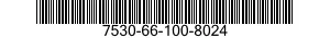 7530-66-100-8024 BOOK,RECORD 7530661008024 661008024