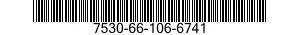 7530-66-106-6741 BOOK,RECORD 7530661066741 661066741