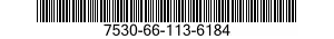 7530-66-113-6184 FORM,PRINTED 7530661136184 661136184