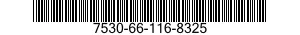 7530-66-116-8325 FORM,PRINTED 7530661168325 661168325