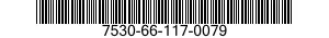 7530-66-117-0079 FORM,PRINTED 7530661170079 661170079