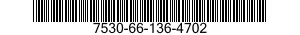 7530-66-136-4702 FORM,PRINTED 7530661364702 661364702