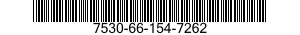 7530-66-154-7262 BOOK,RECORD 7530661547262 661547262