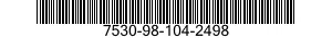 7530-98-104-2498 PAPER,TELETYPEWRITER,ROLL 7530981042498 981042498