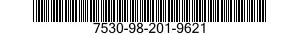7530-98-201-9621 BOOK,RECORD 7530982019621 982019621