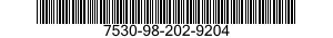 7530-98-202-9204 ENVELOPE,WALLET 7530982029204 982029204
