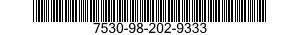 7530-98-202-9333 PAPER,GRAPH 7530982029333 982029333