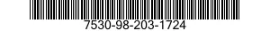 7530-98-203-1724 PAPER,TABULATING MACHINE,CONTINUOUS FLAT FOLD 7530982031724 982031724
