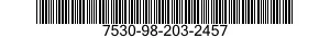 7530-98-203-2457 BOOK,RECORD 7530982032457 982032457
