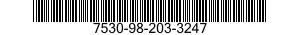 7530-98-203-3247 FORM,PRINTED 7530982033247 982033247