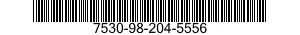 7530-98-204-5556 BOOK,RECORD 7530982045556 982045556