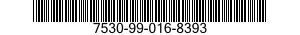 7530-99-016-8393 LABEL 7530990168393 990168393