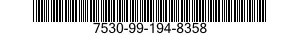 7530-99-194-8358  7530991948358 991948358