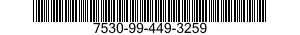 7530-99-449-3259 LABEL 7530994493259 994493259
