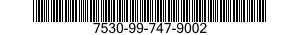 7530-99-747-9002  7530997479002 997479002