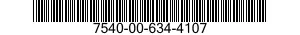 7540-00-634-4107 O-RING 7540006344107 006344107