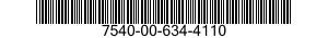7540-00-634-4110  7540006344110 006344110