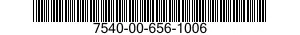 7540-00-656-1006  7540006561006 006561006