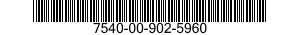 7540-00-902-5960  7540009025960 009025960