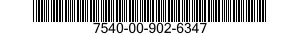 7540-00-902-6347  7540009026347 009026347