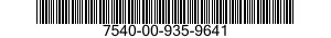 7540-00-935-9641  7540009359641 009359641