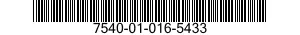 7540-01-016-5433  7540010165433 010165433
