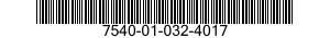 7540-01-032-4017 FORM,PRINTED 7540010324017 010324017