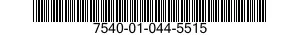 7540-01-044-5515 FORM,PRINTED 7540010445515 010445515