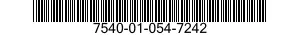 7540-01-054-7242  7540010547242 010547242
