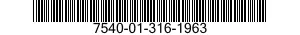 7540-01-316-1963  7540013161963 013161963