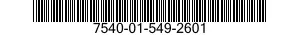 7540-01-549-2601 FORM,PRINTED 7540015492601 015492601