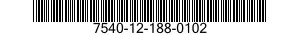 7540-12-188-0102  7540121880102 121880102