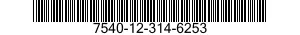 7540-12-314-6253  7540123146253 123146253