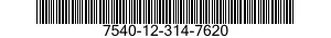 7540-12-314-7620  7540123147620 123147620