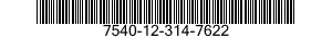 7540-12-314-7622  7540123147622 123147622