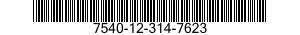 7540-12-314-7623  7540123147623 123147623