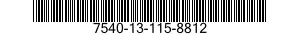 7540-13-115-8812  7540131158812 131158812