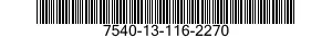 7540-13-116-2270  7540131162270 131162270
